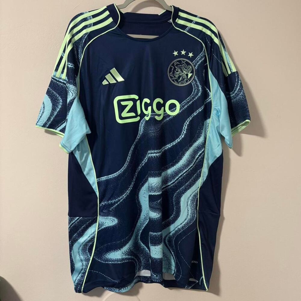 Adidas ajax blue jersey size